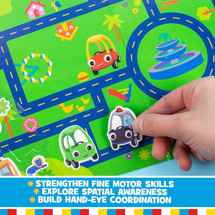 Repositionable Little Tikes Sticker Playset � Car & Truck Stickers for Kids Ages 3+