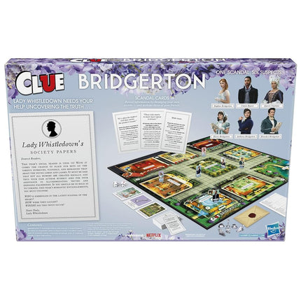 Hasbro Gaming CLUE BRIDGERTON Board Game, 3-6 Players, Ages 17+