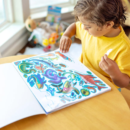 Melissa & Doug Carnet d'autocollants réutilisables Préhistoire