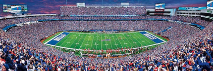 Rompecabezas deportivo MasterPieces de 1000 piezas - NFL Buffalo Bills Vista panorámica central - 13"x39"