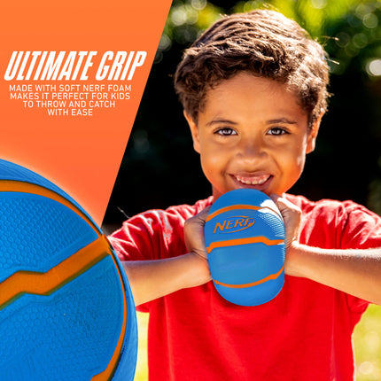 Nerf Kids Mini Foam Sports Ball Set-Soft Foam Football,Soccer Ball+Basketball Set for Kids-All Sport Mini Ball Set-Indoor+Outdoor Youth Sport Balls-Perfect Toy Sports Set