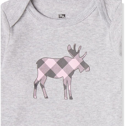 Hudson Baby unisex-baby Cotton Long-sleeve Bodysuits, Little Llama, 0-3 Months