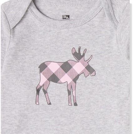 Hudson Baby unisex-baby Cotton Long-sleeve Bodysuits, Little Llama, 0-3 Months