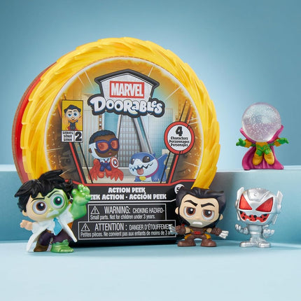 Disney Doorables Marvel Action Peek Series 2 - Surprise Mystery Collectible Figures with Adorable Details, for Fans, Collectors and Kids 5 Years and Up