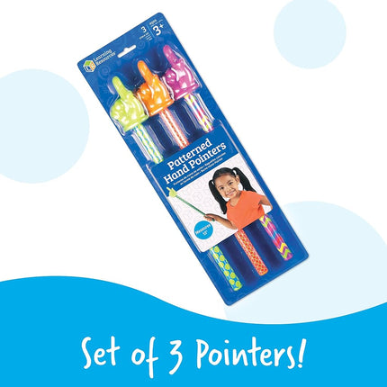 Learning Resources Patterned Hand Pointers
