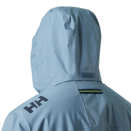 Helly Hansen Men's Crew Hooded Jacket, Washed Navy, L