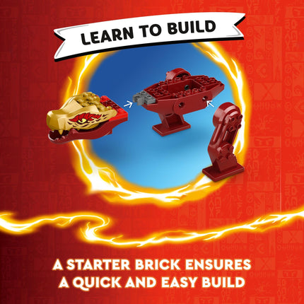 LEGO NINJAGO Kai’s Source Dragon Battle Adventure Playset with Buildable Model and 4 Posable Ninja Action Figures, Toddler Ninja Toy, Ninja Gift Idea for Kids, Boys and Girls Ages 4 and Up, 71815