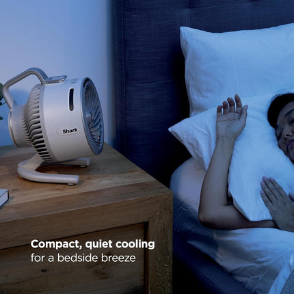 Shark FlexBreeze HydroGo Ultra-Powerful Portable Fan with Indoor/Outdoor Mist, Up to 70 Feet Range, Corded and Cordless, Up to 12 Hours. Battery, 5 Speeds, Misting