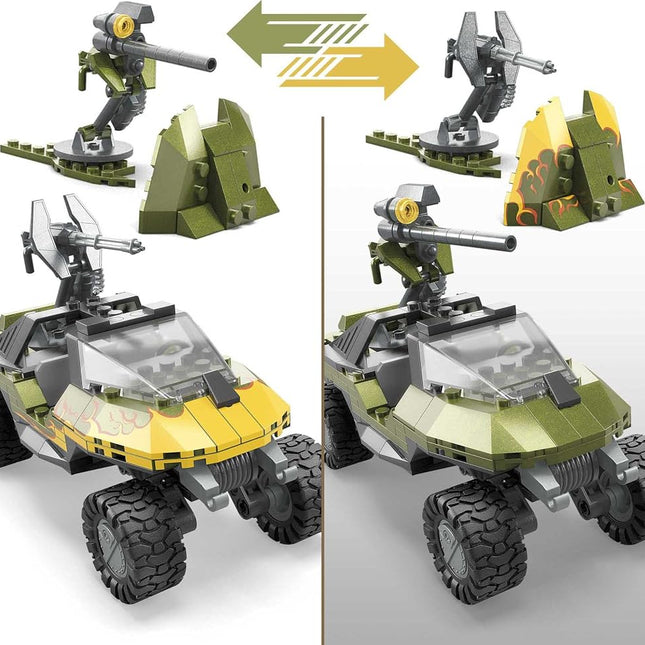 Mega Bloks Halo Universe Red Team Warthog Rescue 324pcs Playset 3 Small Figures