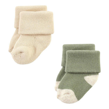 Hudson Baby Chaussettes nouveau-né et Terry en coton riche unisexe pour bébé, Brave Lion, 6-12 mois, Brave Lion, 6-12 mois