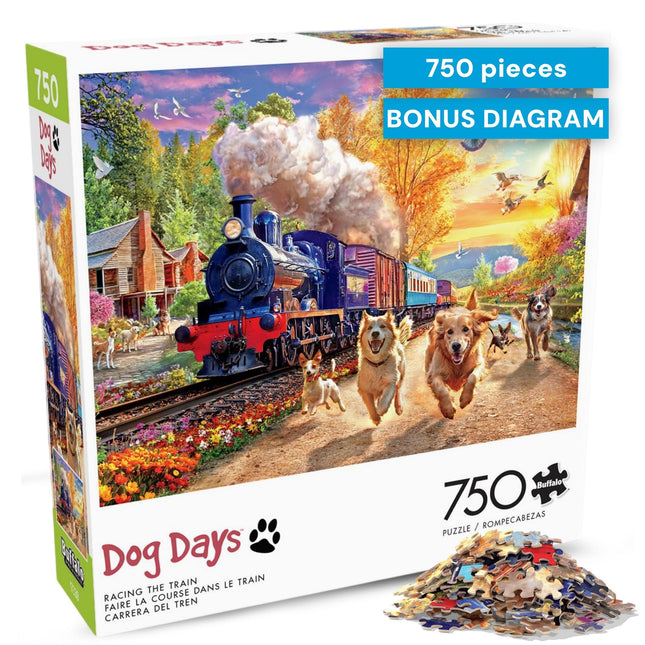 Buffalo Games - Angelo Bonito - Racing The Train -