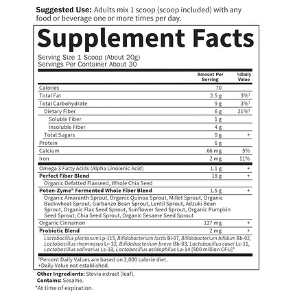 Garden of Life - Super Seed Beyond Fiber - 1.5 lbs.