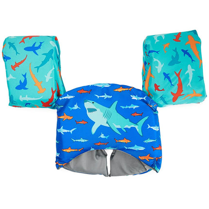 SwimWays US Coast Guard Approved Life Jacket Kids Swim Aids and Life Jackets for Kids 15-22kg Shark