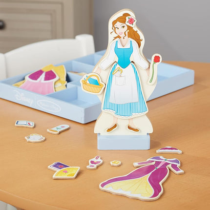 Belle Wooden Magnetic Dress-Up Play Set