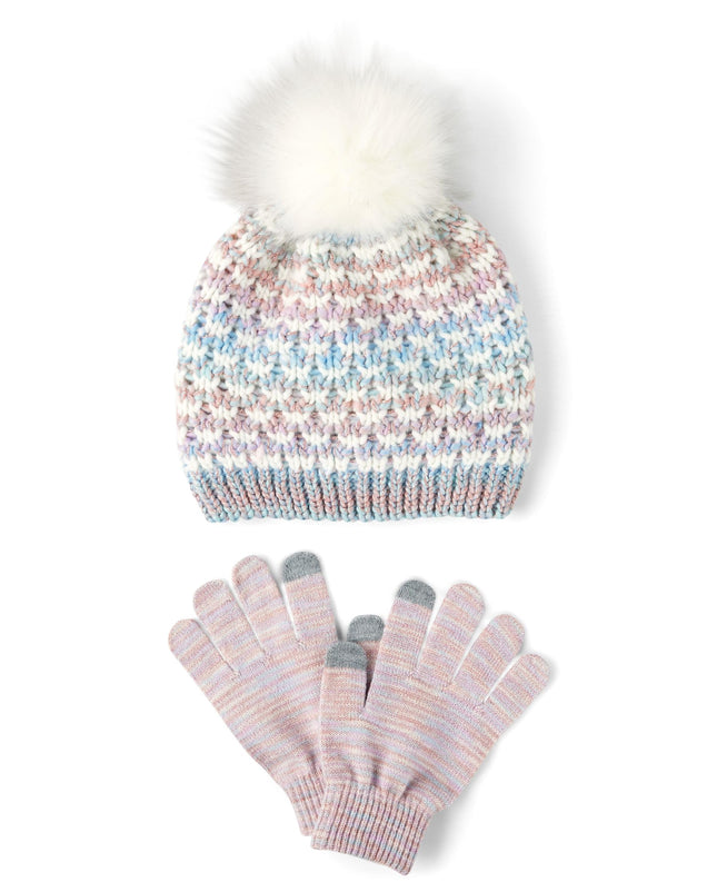The Children's Place girls Winter Hat and Mittens 