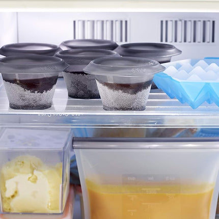 Lekue 150 ml Molten Lava Cake Mould, Pack of 6, Grey