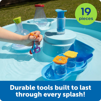 Learning Resources Splashology Laboratorio de agua, 3 años en adelante, juguete de baño STEM y kit de ciencia de juego de agua con 7 experimentos para niños
