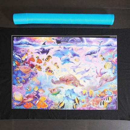 Buffalo Games - Roll-up Puzzle Mat - Jumbo Size for up to 2000 Piece Puzzles - Easy Storage and Clean Up - Save Your Jigsaw Puzzle