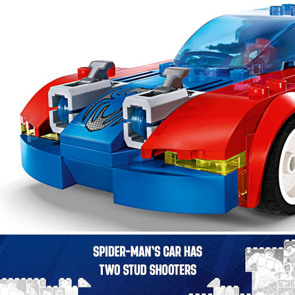 LEGO® Super Heroes Marvel Spider-Man Race Car & Venom Green Goblin 76279 Chase Action with Super Hero Minifigures and a Buildable Toy Vehicle, Kids’ Role-Play Toy for Boys and Girls Aged 7 and Over