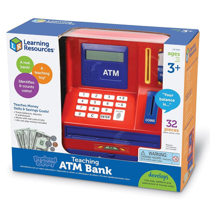 Pretend And Play Teaching Atm Bank