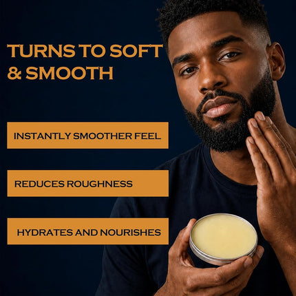 THEMANCODE Sandalwood Beard Balm for Men, Beard Care Gift for Men, 2 oz