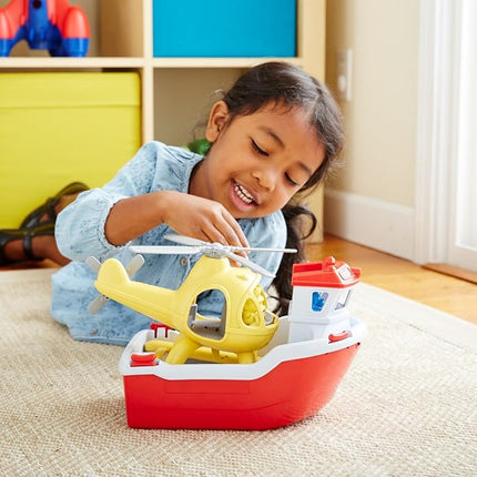Green Toys Rescue Boat & Helicopter FFP