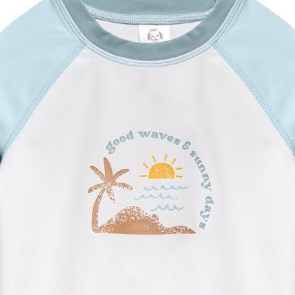 2-Piece Baby & Toddler Boys Later Gator Rash Guard & Swim Trunks Set, Surf, 18 Months