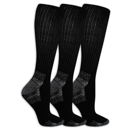 Dr. Scholl's womens Crew Socks, Black, One Size