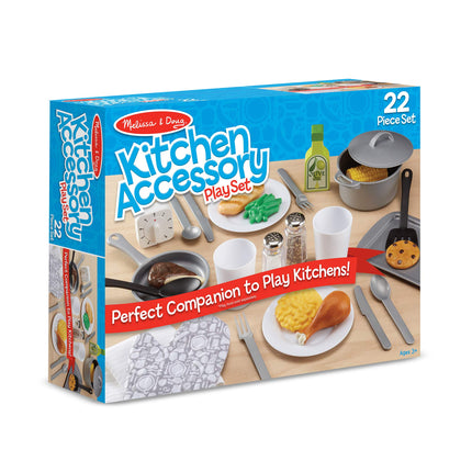 Melissa & Doug 22-Piece Play Kitchen Accessories S