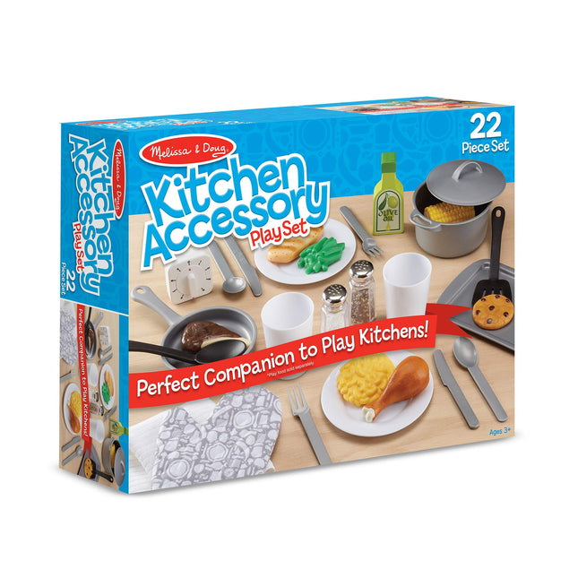 Melissa & Doug 22-Piece Play Kitchen Accessories S