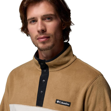 Columbia Men's Steens Mountain Half Snap 2, Fleece Pull Over, Dark Stone/Delta/Black, X-Large