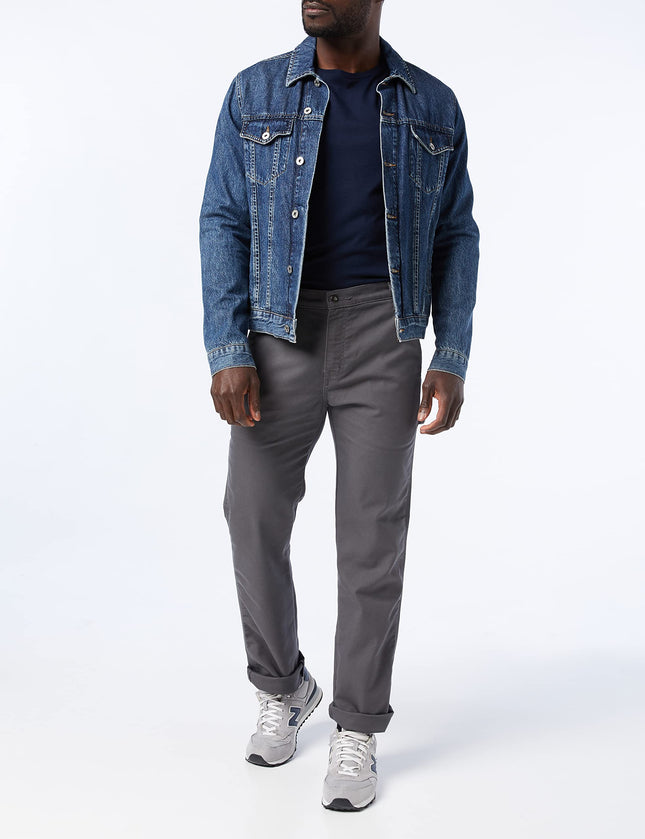 Dickies Men's Tough Carpenter's Trousers Max Duck Work Utility Pants, Stone WASH Grey, 38W/32L, DP802SSL 38 32
