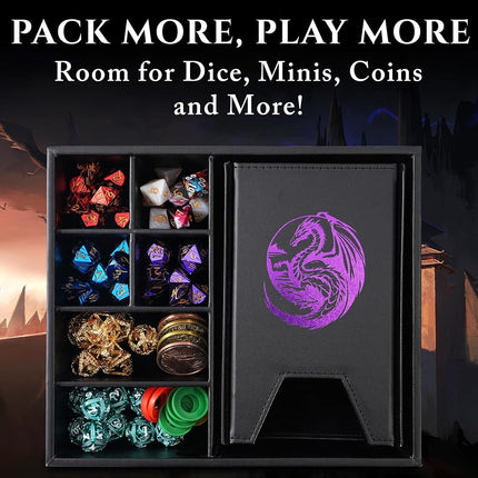Soar Forge All-in-One Game Roamer - Dice Tray & Tower for DND and RPG