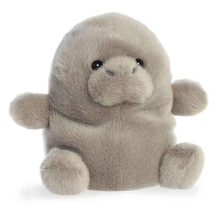 Aurora Adorable Palm Pals Blubs Manatee Stuffed Animal - Pocket-Sized Play - Collectable Fun - Gray 5 Inches