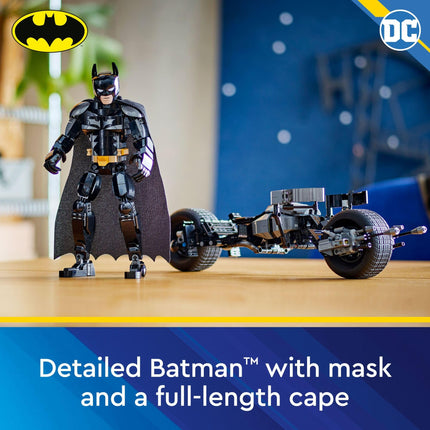 LEGO DC Batman Figurine à construire et moto Bat-Pod - Jouets de construction - Figurine articulée Batman du film The Dark Knight pour garçons et filles, dès 12 ans - Idées cadeaux super-héros pour enfants - 76273