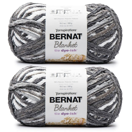 Bernat Blanket Tie Dye-Ish Moonlight Yarn - 2 Pack