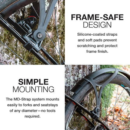 ZEFAL 28 GRAVEL SHIELD G50 SET 2024 MUDGUARDS, Black