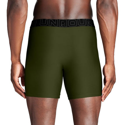 Under Armour Men's Tech 6-inch Boxerjock 1-Pack, Marine Od Green Solid, X-Large, Marine Od Green Solid, XL