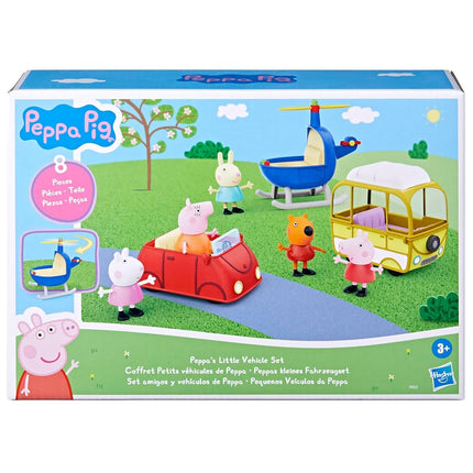 Peppa Pig Little Vehicle Set With 3 Vehicles and 5 Figures for Kids