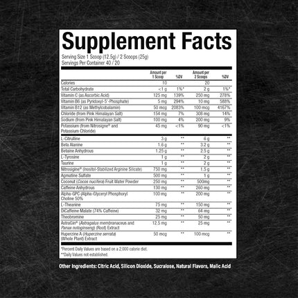 Raw Nutrition CBum Christopher's Secret Stuff Thavage Pre-Workout Powder 512 g