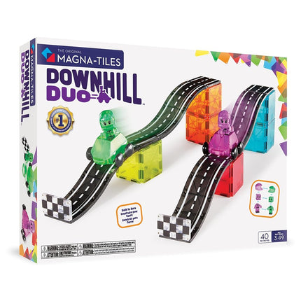Magna-Tiles Downhill Duo 40-Piece Set, Black