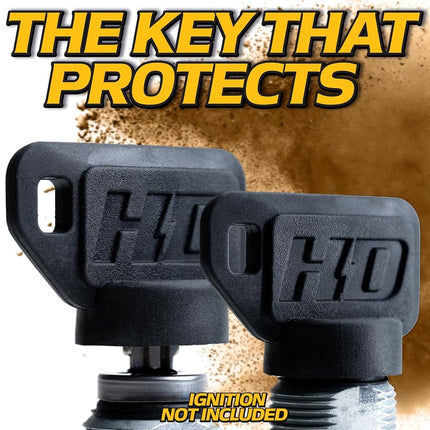 (2 Pack) HD Switch Ignition Switch Key Set replaces Toro Exmark 63-8360, 103-2106, 1-603511, 62-7770 Titan Z-Master Lazer Z, Turf Ranger Navigator, Turf Tracer X-Series Metro + FREE Carabiner Keychain