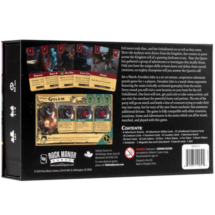Tabletop Tycoon Board Games: Forsaken Isles - Cooperative Fantasy Adventure for 1-4 Players, Ages 12+