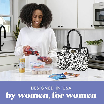 Fit & Fresh 993FF2926 Sac à lunch Westerly, polyester, guépard de luxe