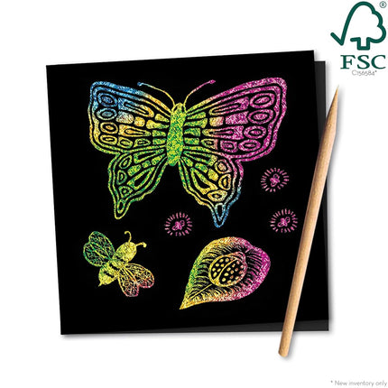 Melissa & Doug Scratch Art Magic Doodle Book | Scratch Art for Kids | Arts & Crafts | Magic Drawing Pad |Christmas Crafts for Kids | 4+ Years | Gift for Boy or Girl - FSC Certified