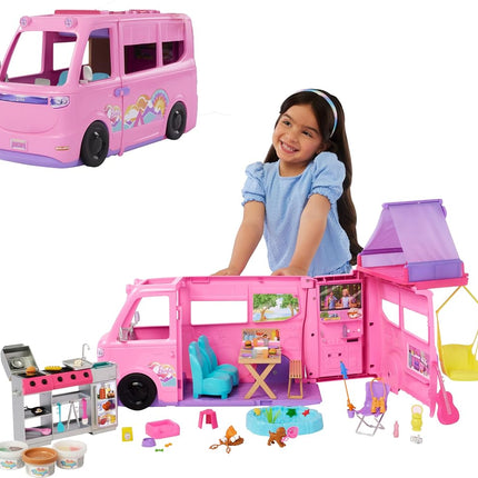 Barbie Dream Camper Playset, Featuring Camping Accessories