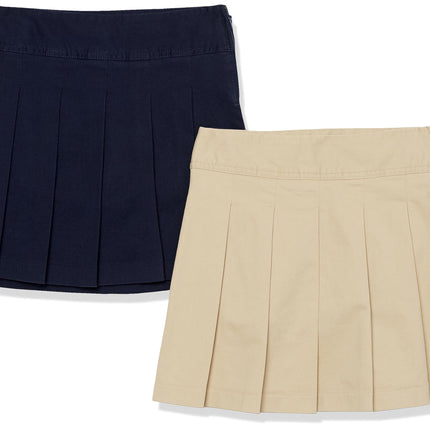 The Children's Place Girls' Pleated Skort, Sandy/T