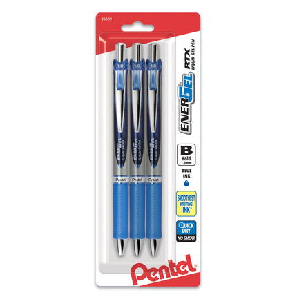 Pentel EnerGel RTX Retractable Liquid Gel Pen, Bol