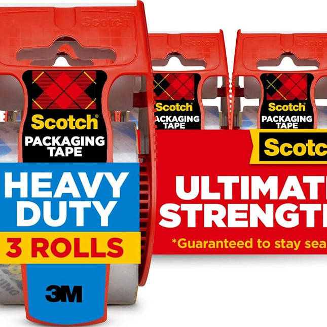 Scotch Heavy Duty Packaging Tape, 1.88" x 22.2 yd,