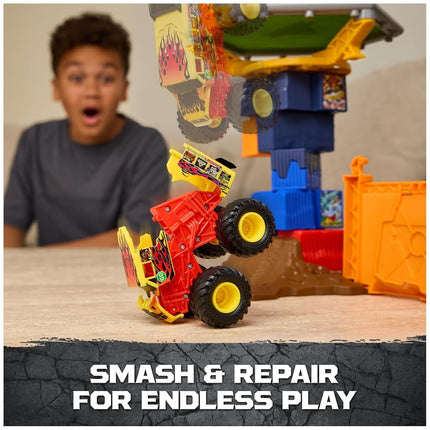 Monster Jam 1t64 SmshNBsh FtPlayset